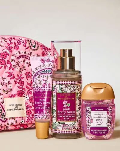 Vera Bradley Pink Paisley Gift Set