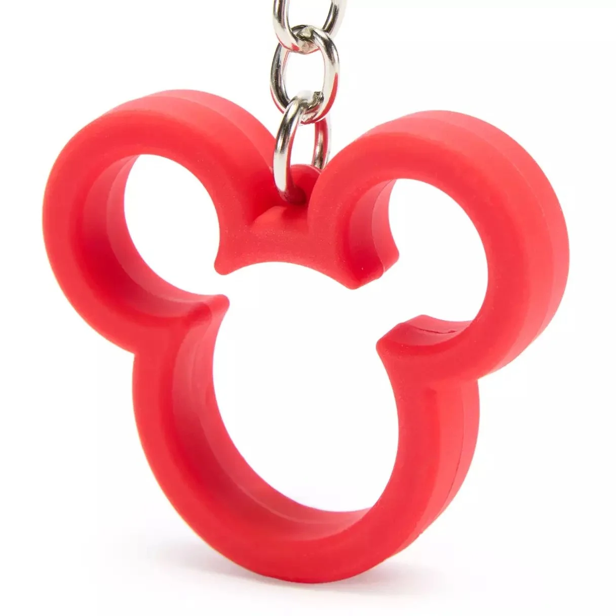 Mickey Icon Silicone Keychain Bag Charm
