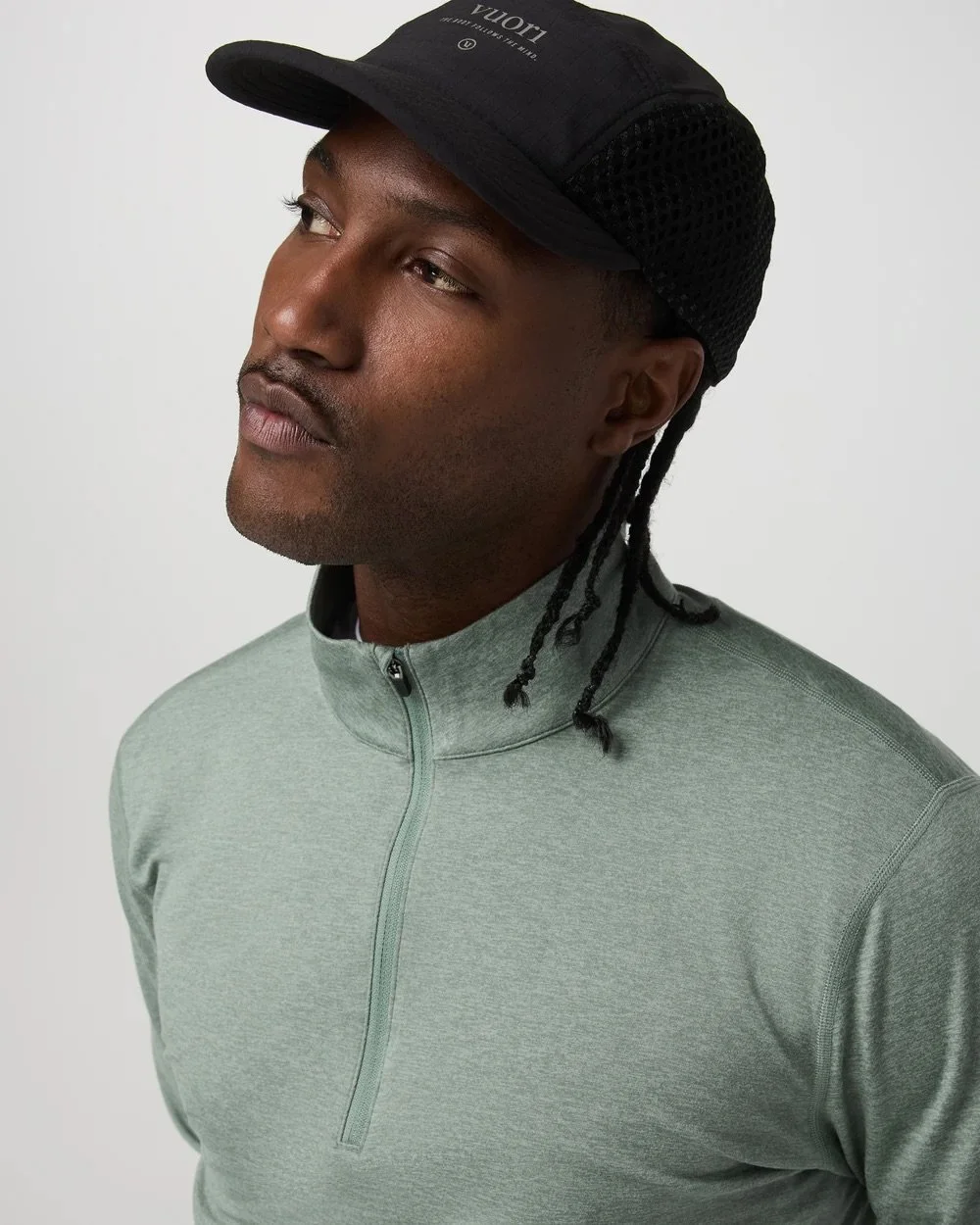 Ponto Half Zip Mock Neck