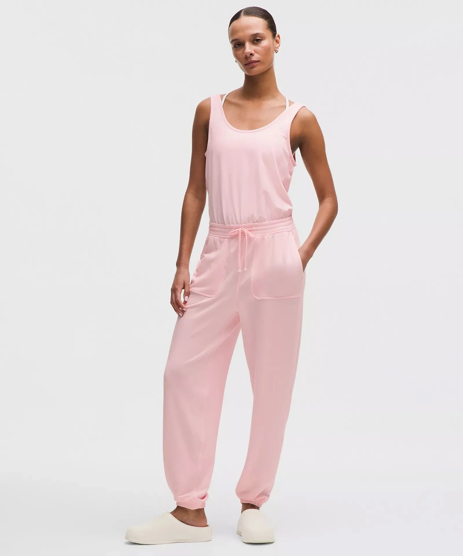 BeCalm Cinch-Waist Jumpsuit