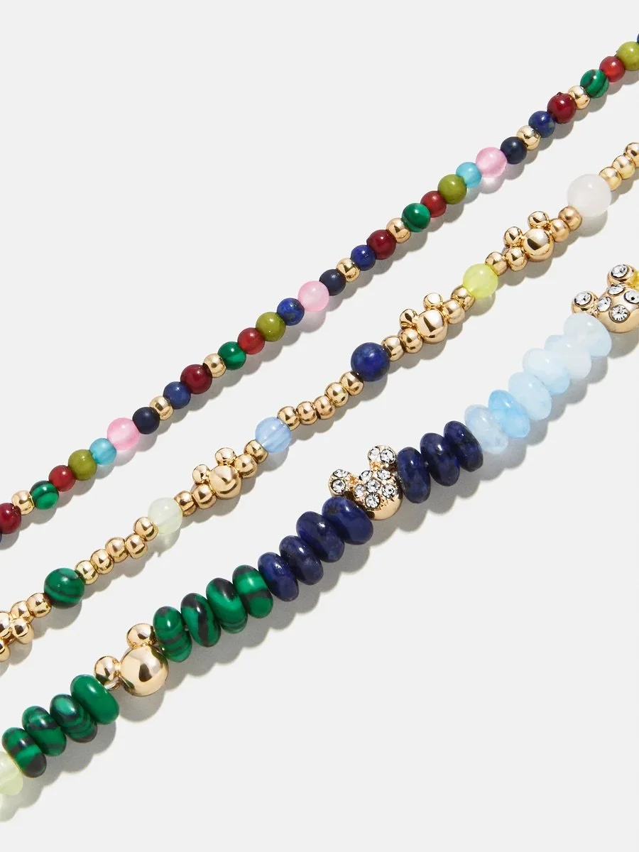 Mickey Semi-Precious Layered Bracelet - Dark Multi
