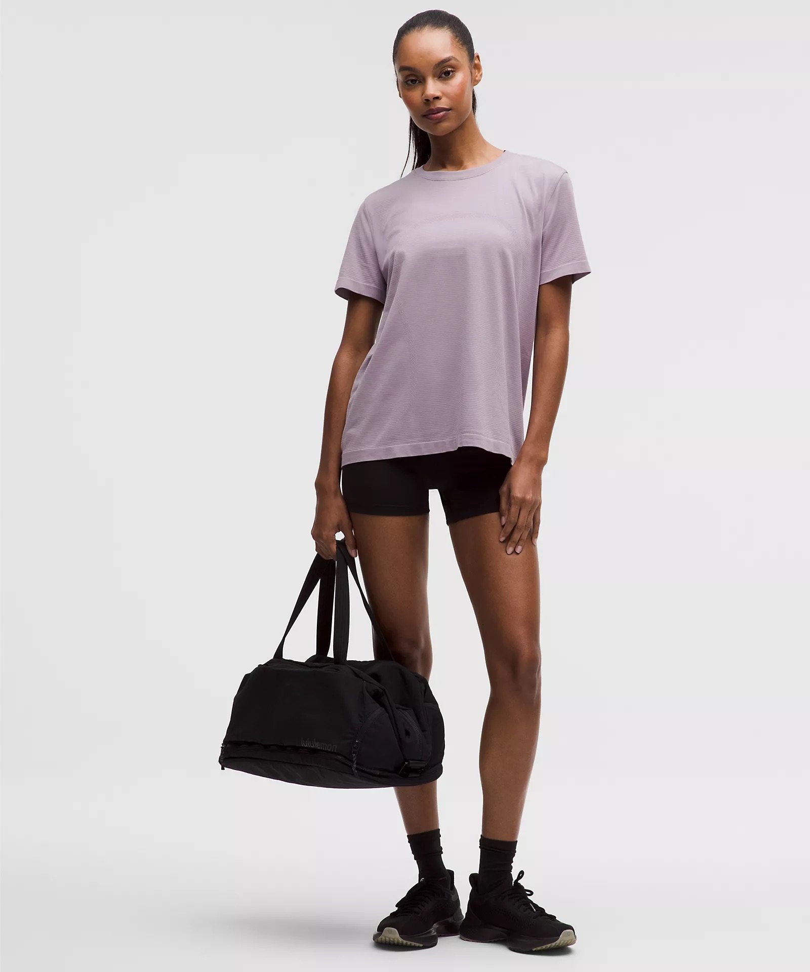 Swiftly Relaxed Short-Sleeve Shirt Hip Length