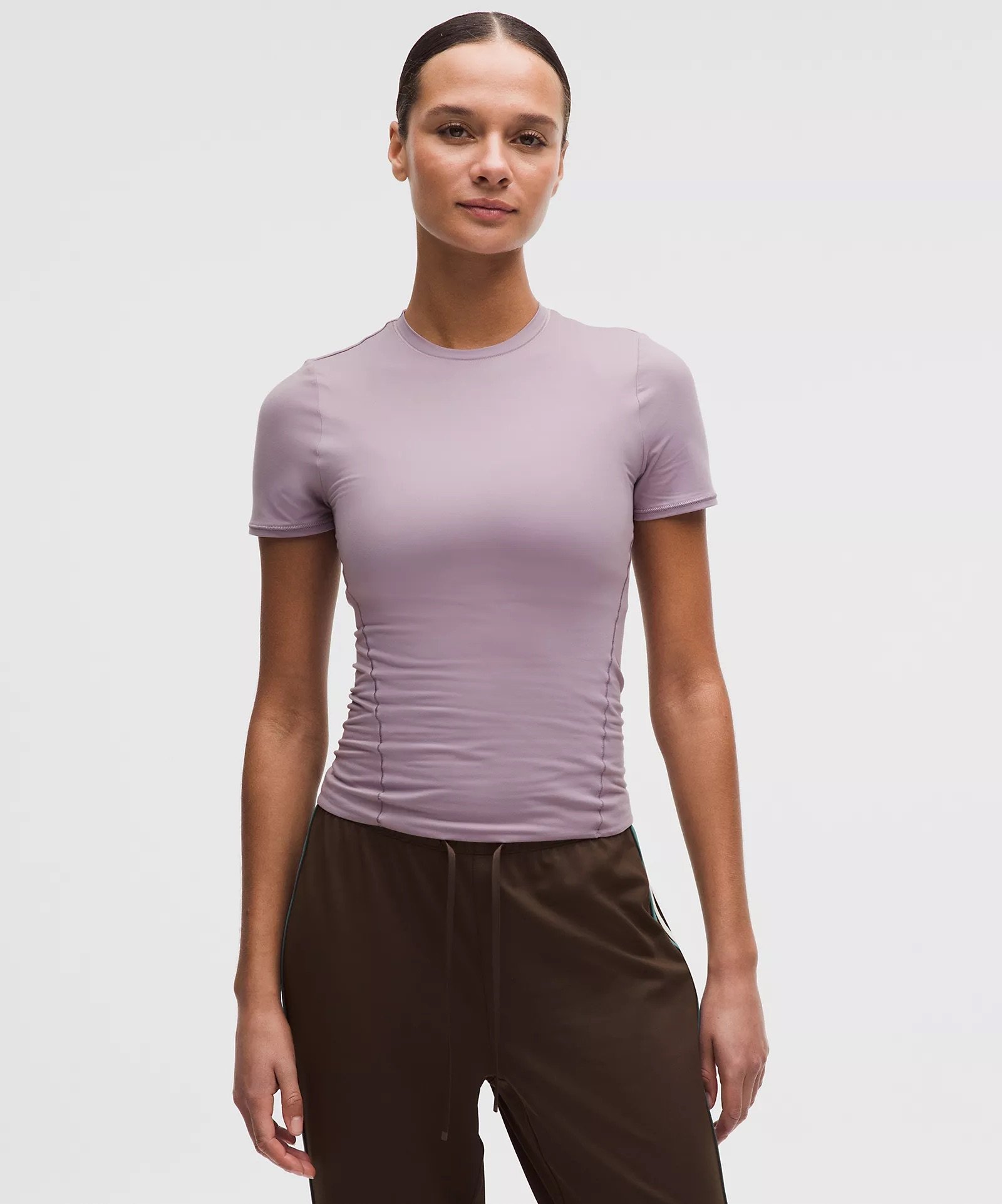 Wundermost Ultra-Soft Nulu Hip-Length Crewneck Shirt
