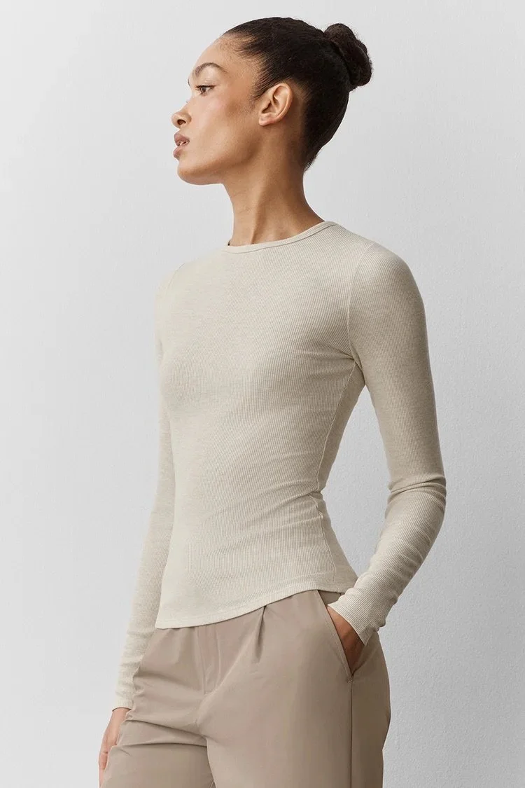 Ribbed Modal Long Sleeve