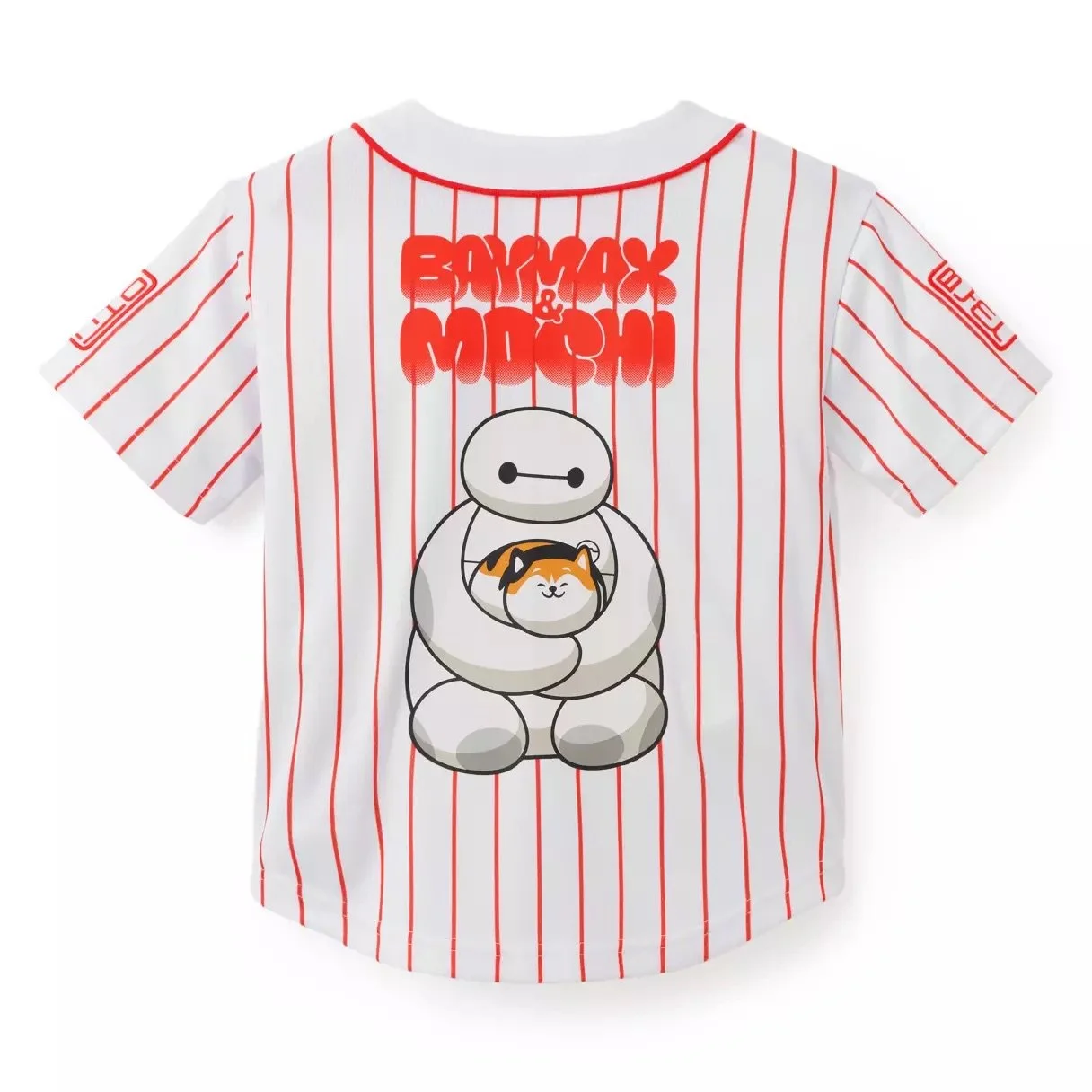 Kids Baymax and Mochi Baseball Shirt