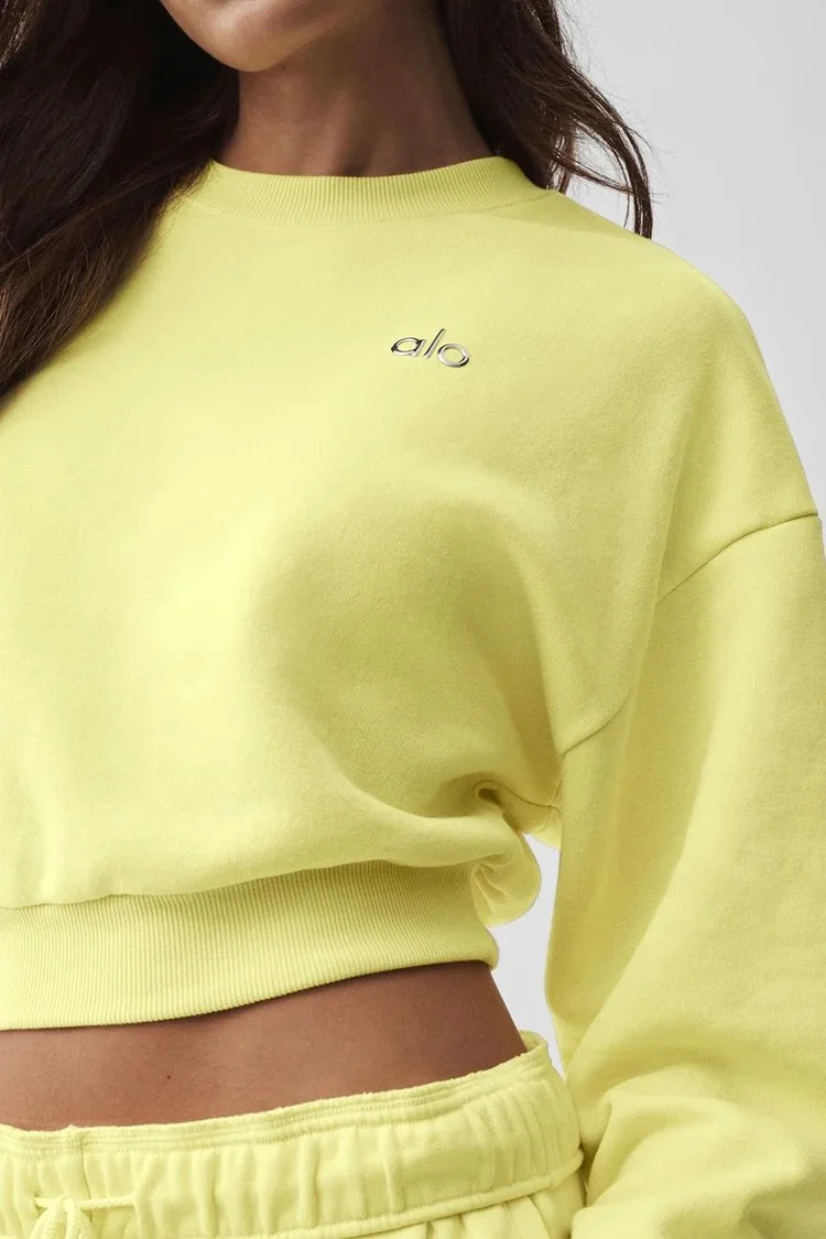 Cropped Accolade Crewneck