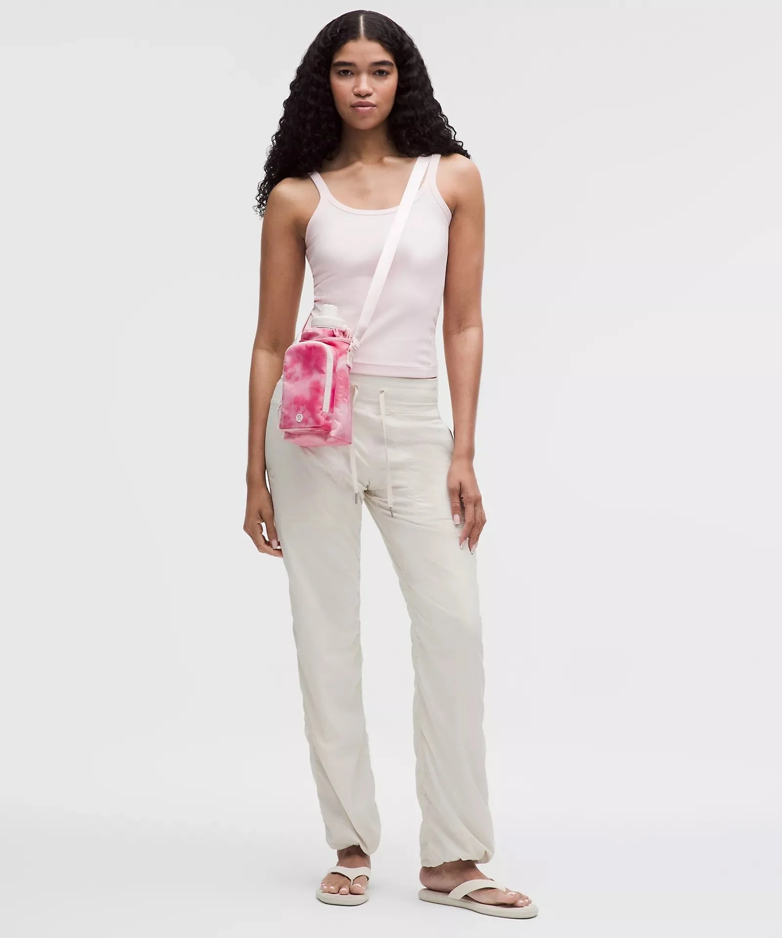 Water Bottle Crossbody with Front Pocket 2L