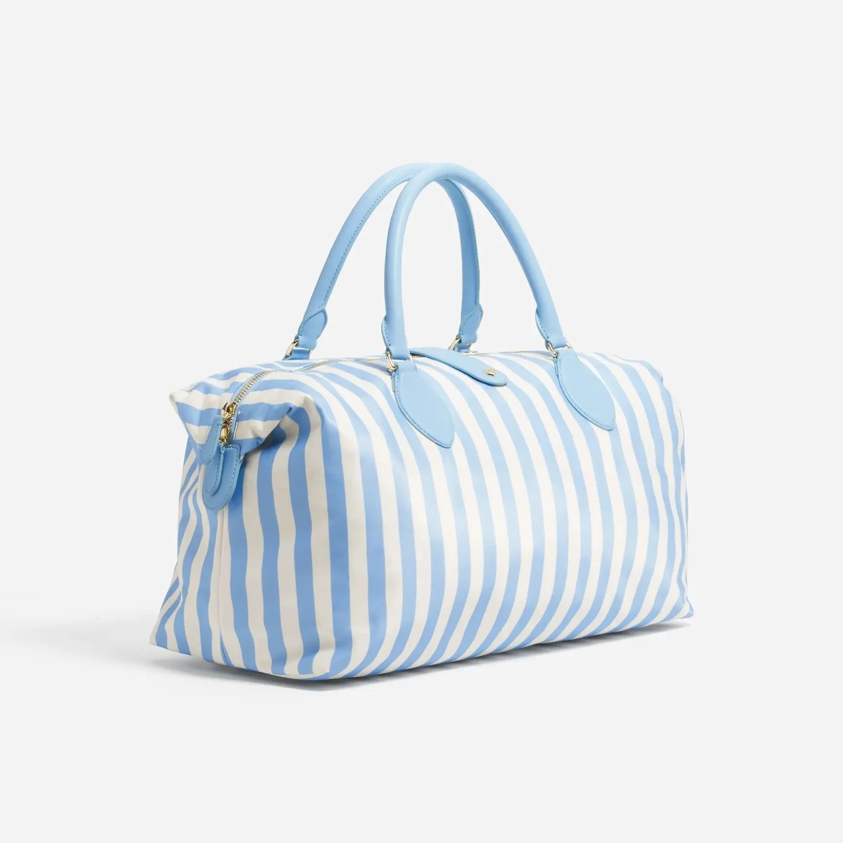 Periwinkle Stripe Weekender
