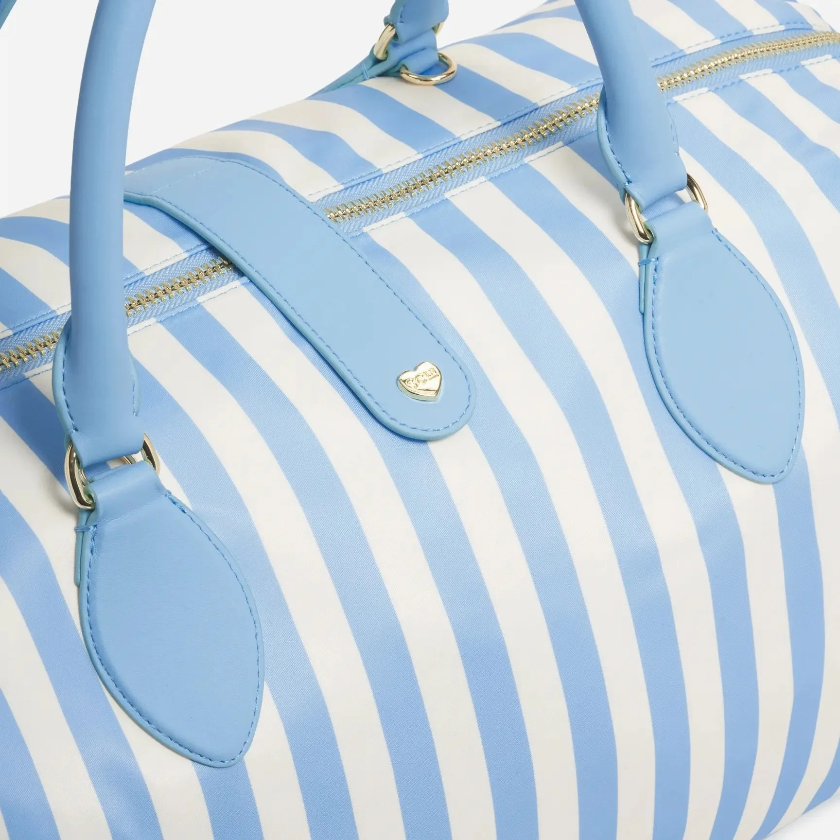 Periwinkle Stripe Weekender