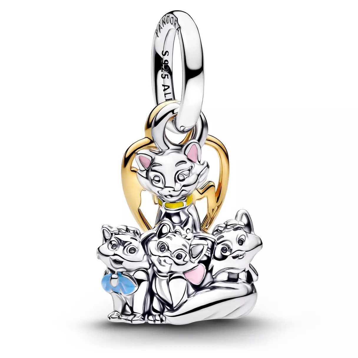 The Aristocats and “Mom” Double Dangle Charm