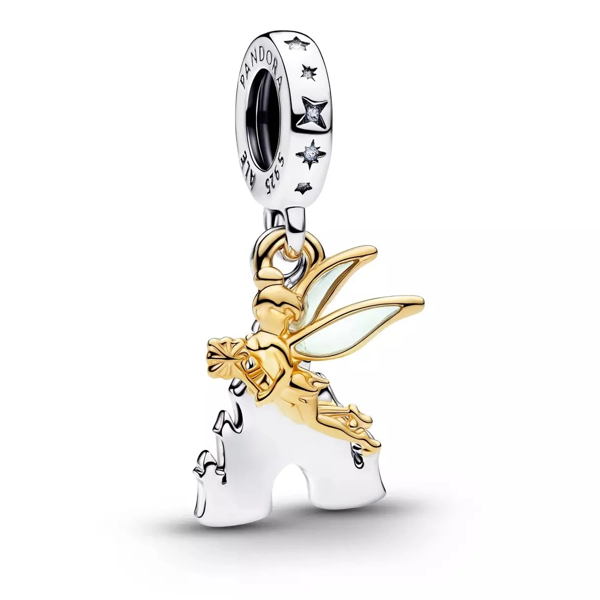 Tinker Bell and Fantasyland Castle Double Dangle Charm