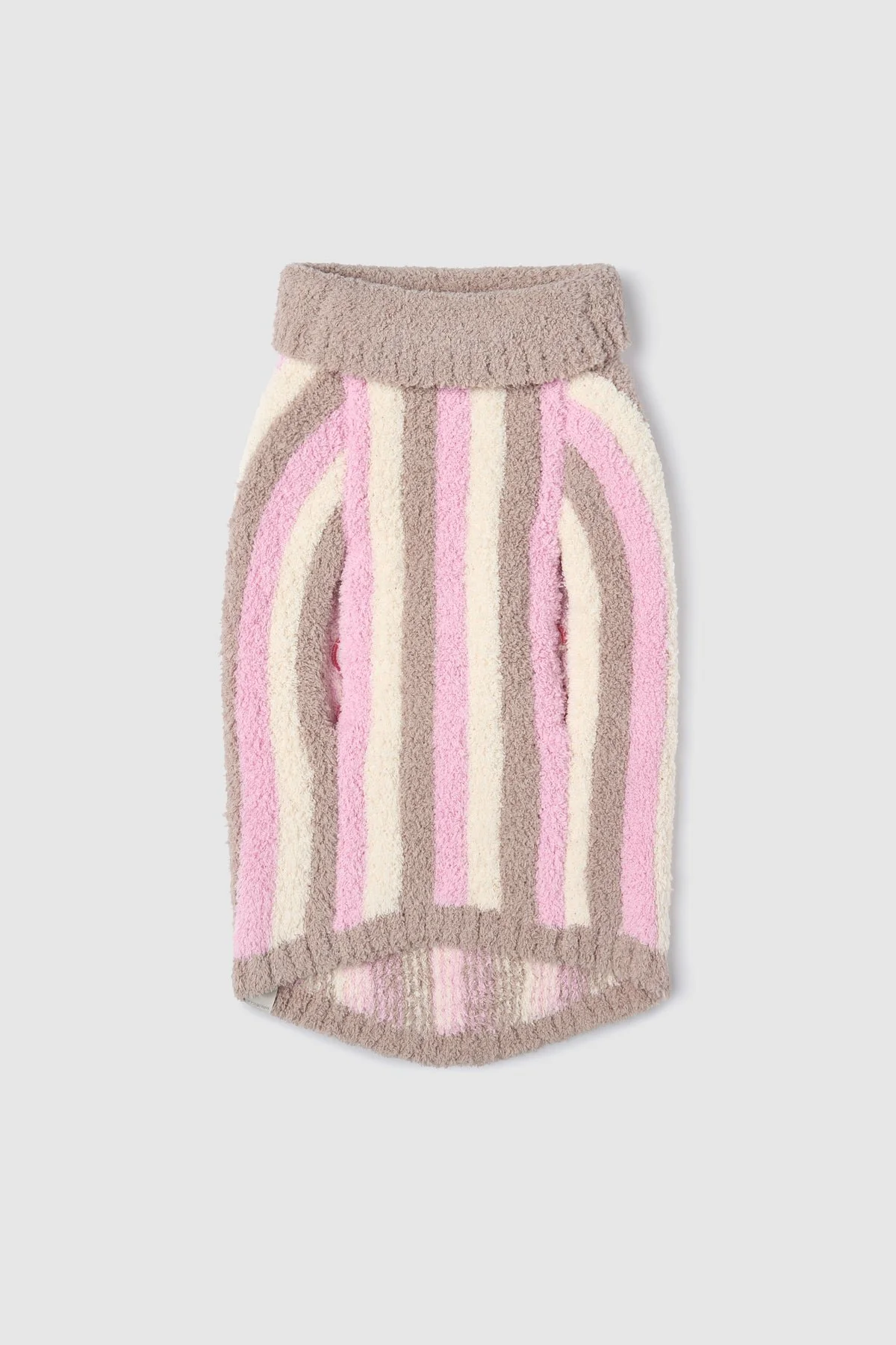 Smiley CozyChic Stripe Pet Sweater - Pink