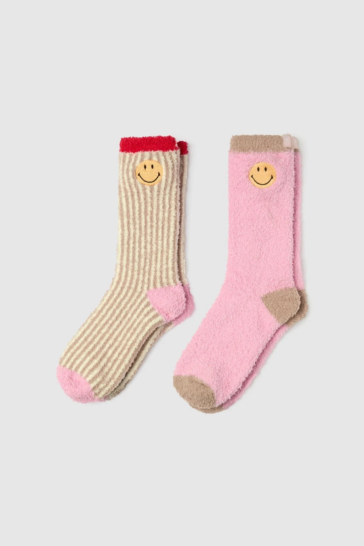 Smiley CozyChic Ribbed Sock Set