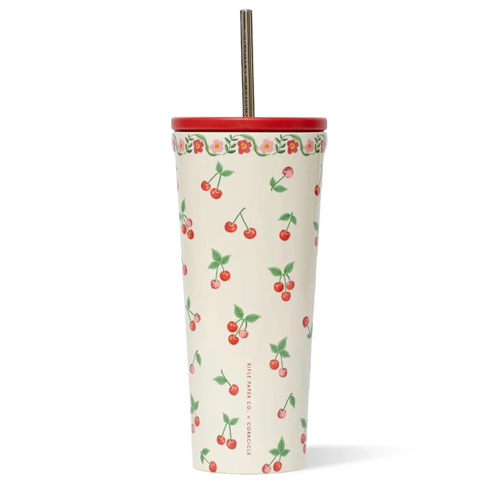 Rifle Paper Co. Cherries Cold Cup