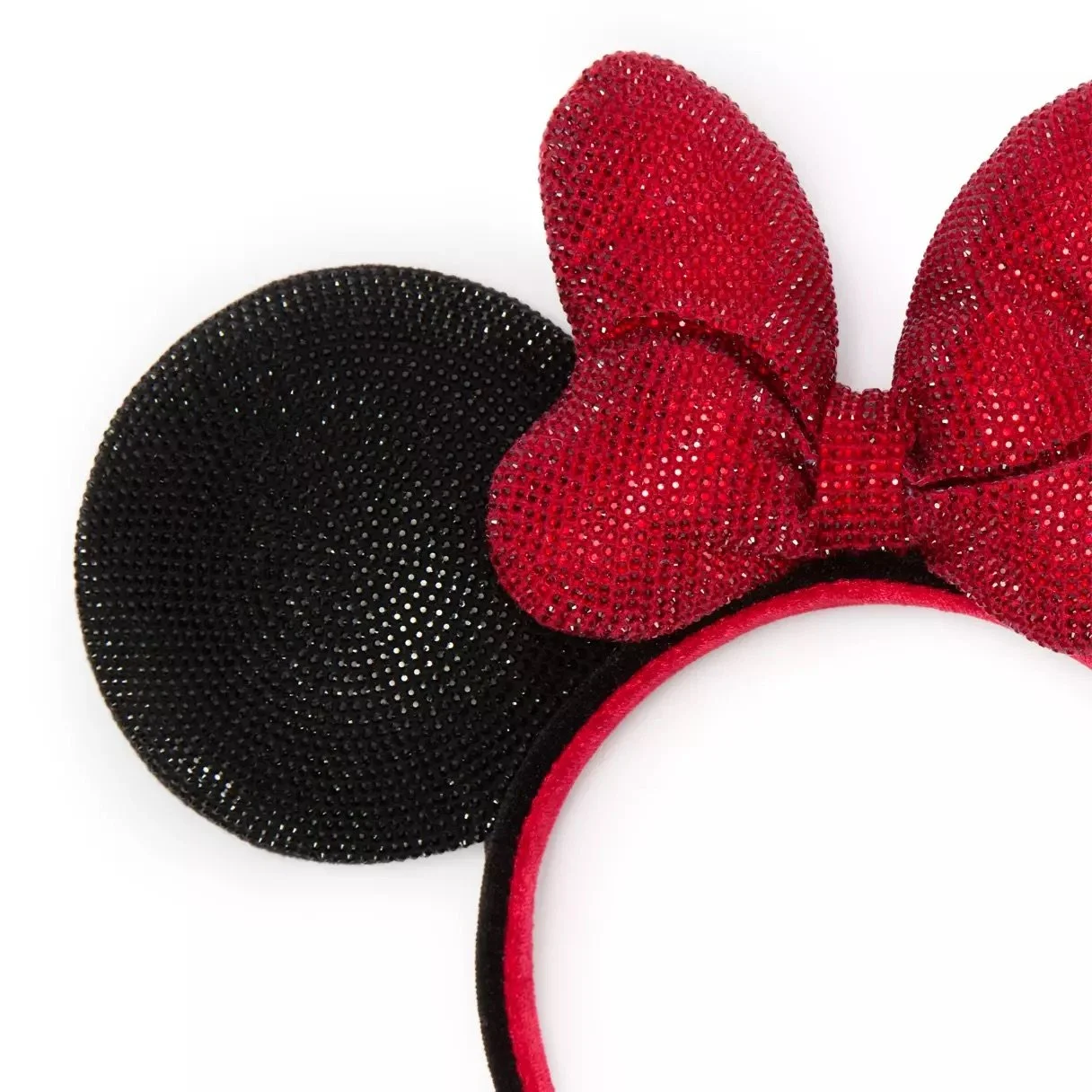 Minnie Mouse Sequined Black and Red Ear Headband Disney Store Minnie Mouse Ear Headband Merchandise April 2026 2.jpeg