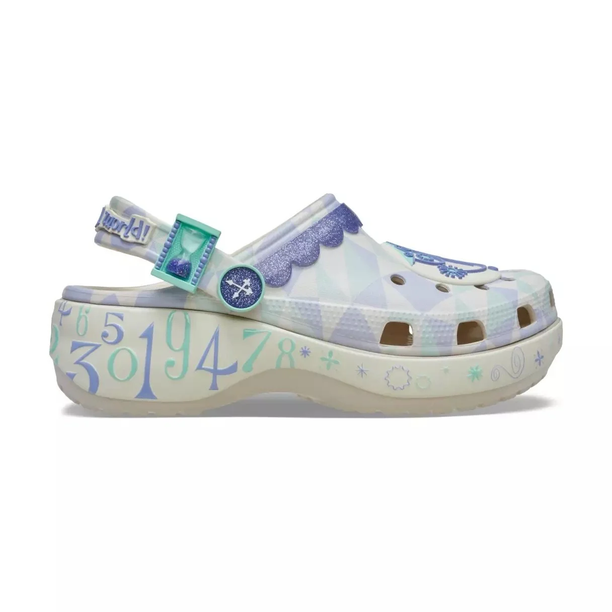 it's a small world Crocs Clogs