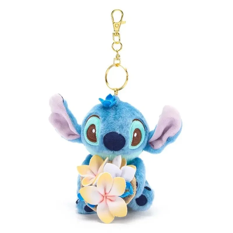 Stitch Summertime Plush Keychain Bag Charm