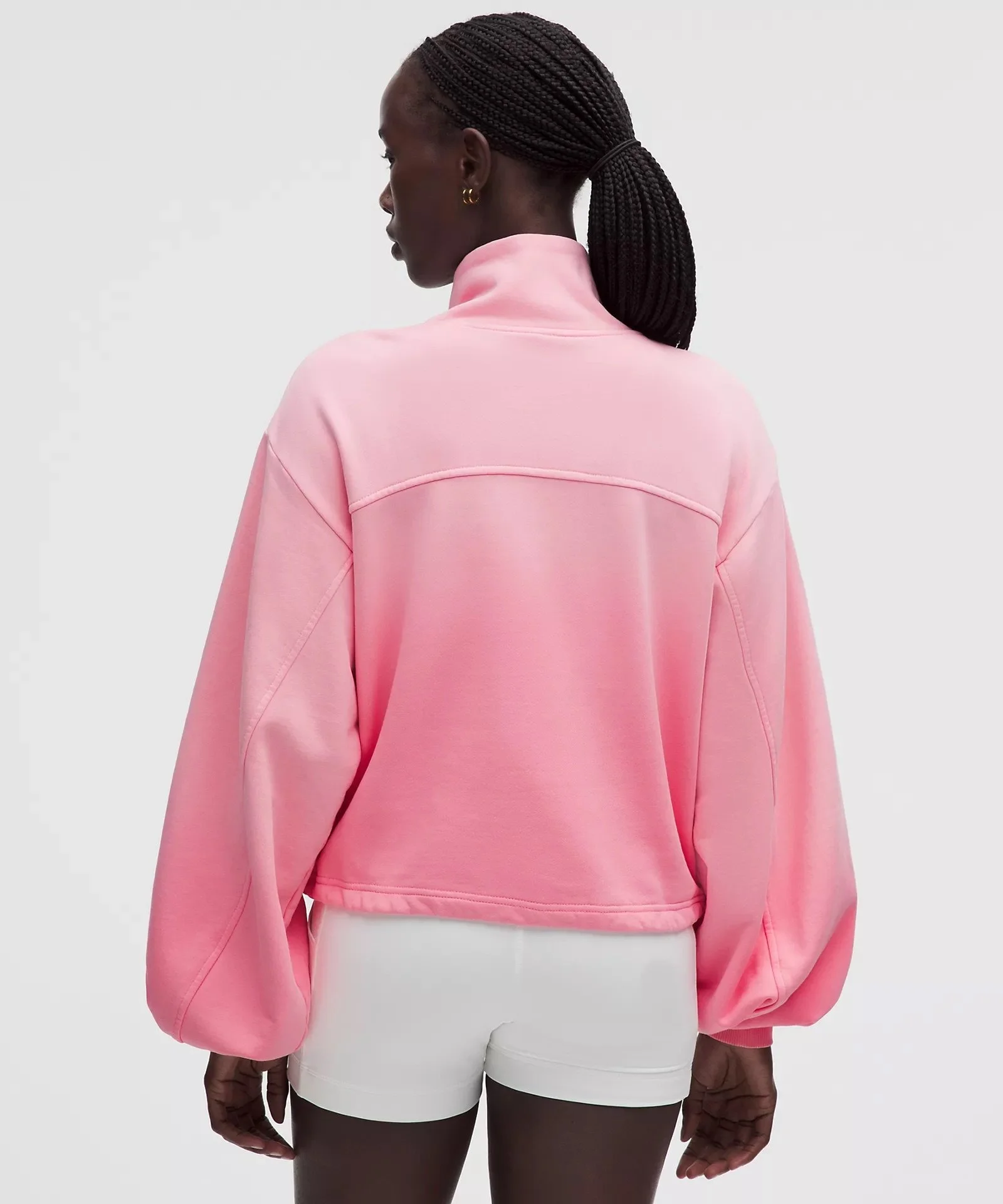 Cotton Terry Tennis Half Zip Wash