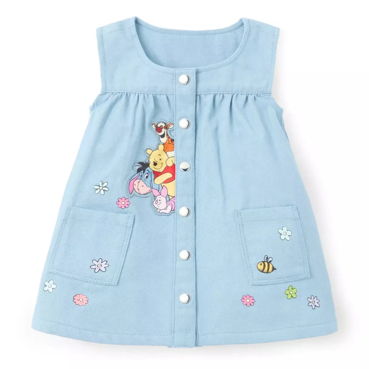Baby Pooh and Pals Denim Dress Set