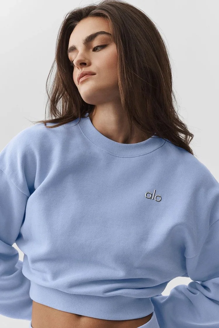Cropped Accolade Crewneck