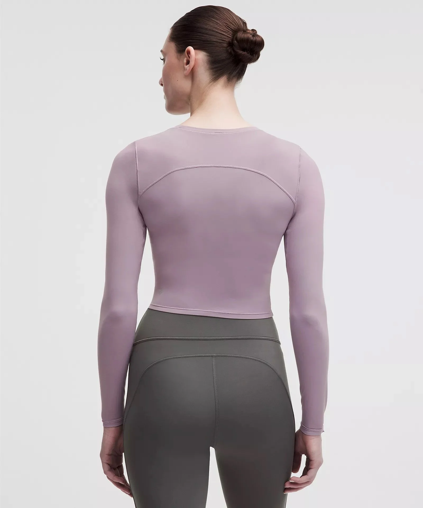 Unrestricted Power Cropped Long-Sleeve Shirt