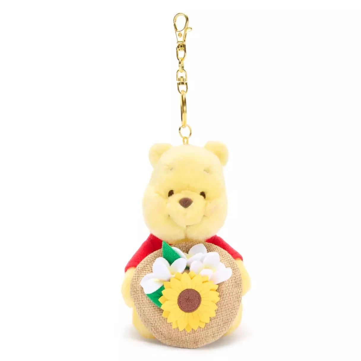 Pooh Summertime Plush Keychain Bag Charm
