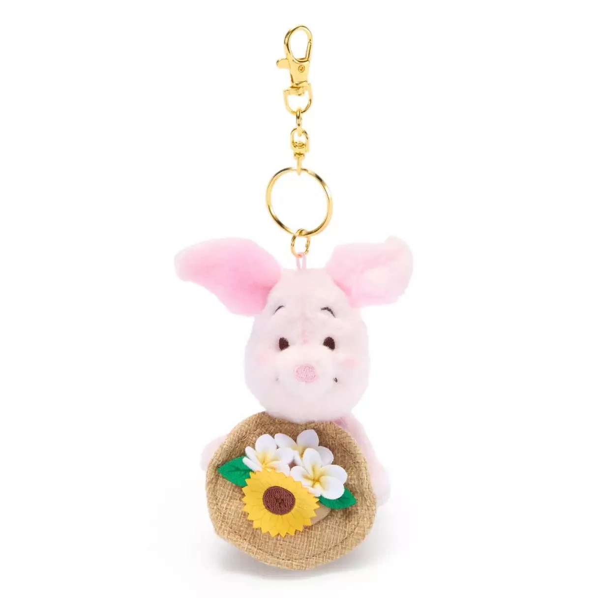 Piglet Summertime Plush Keychain Bag Charm