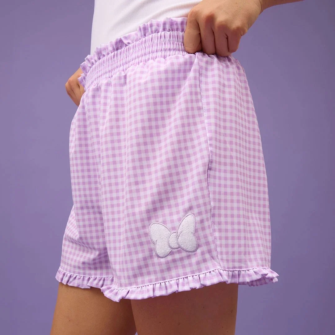 Disney Bow Lake Shorts - Purple Gingham