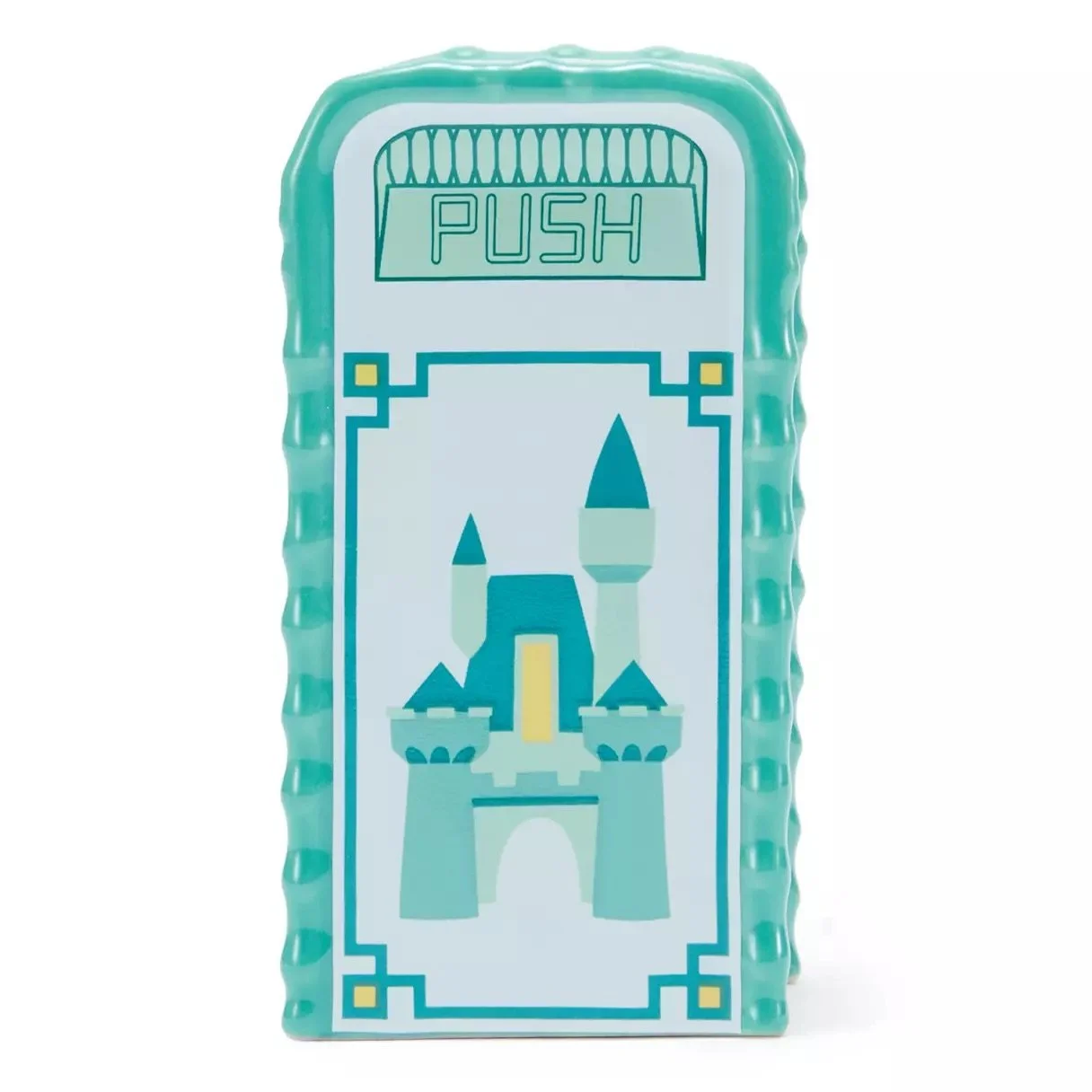 Mickey Disney Parks Teal Trash Can Salt or Pepper Shaker