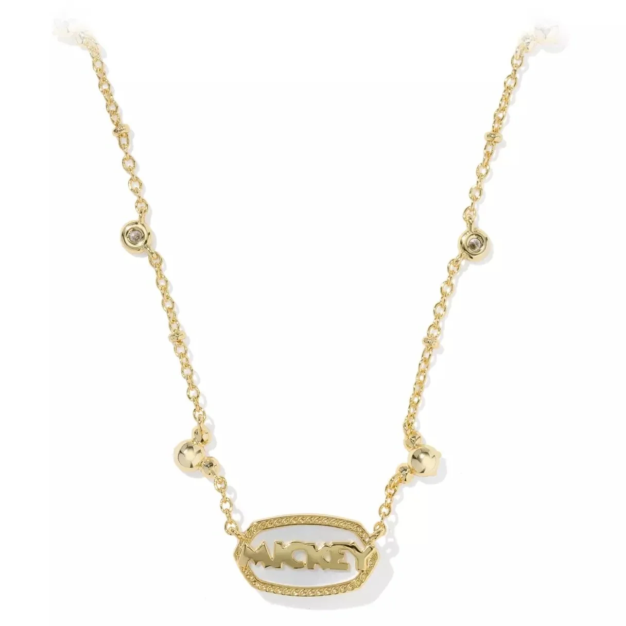 Kendra Scott Mickey White Elisa Short Necklace
