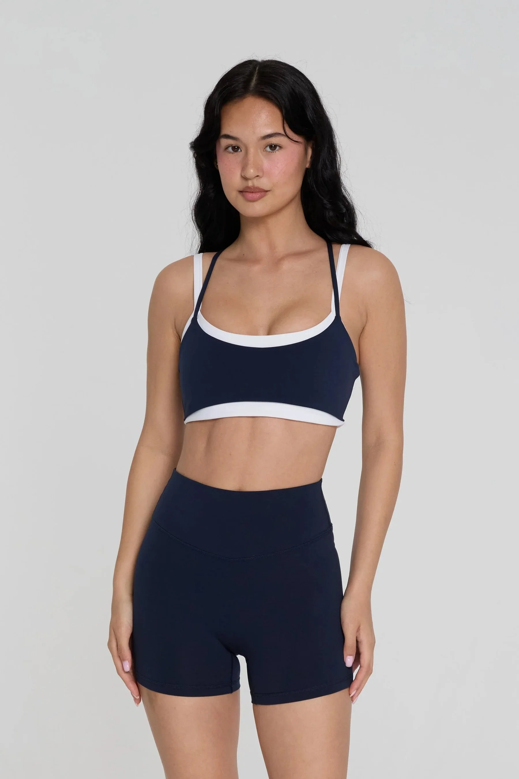Layered Bra - Navy