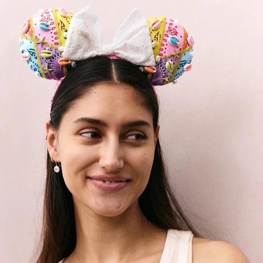 Disney BaubleBar Minnie Mouse Bandana Ear Headband