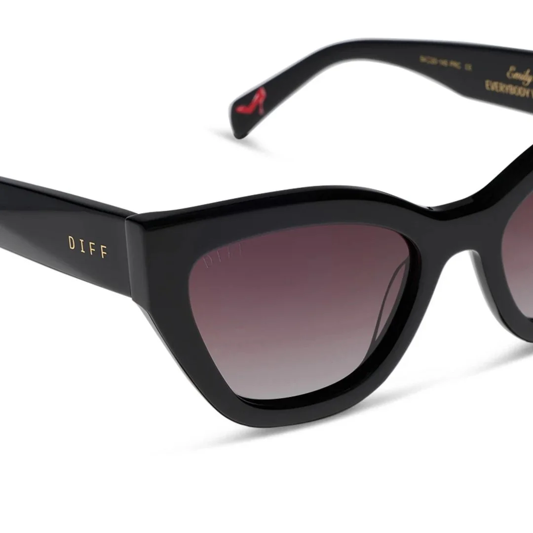 Emily Black Brown Polarized Sunglasses
