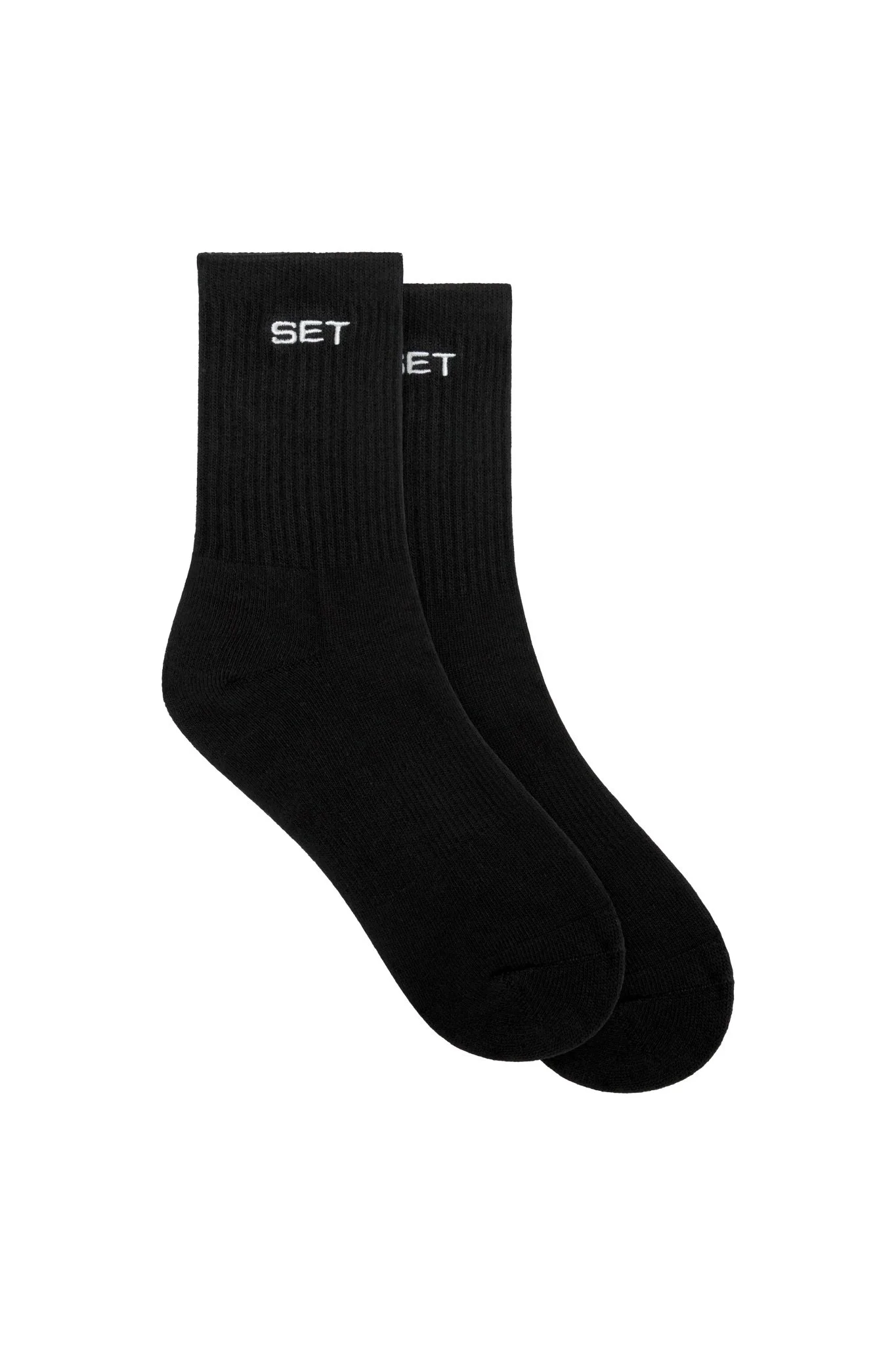 SET Socks in Onyx and White