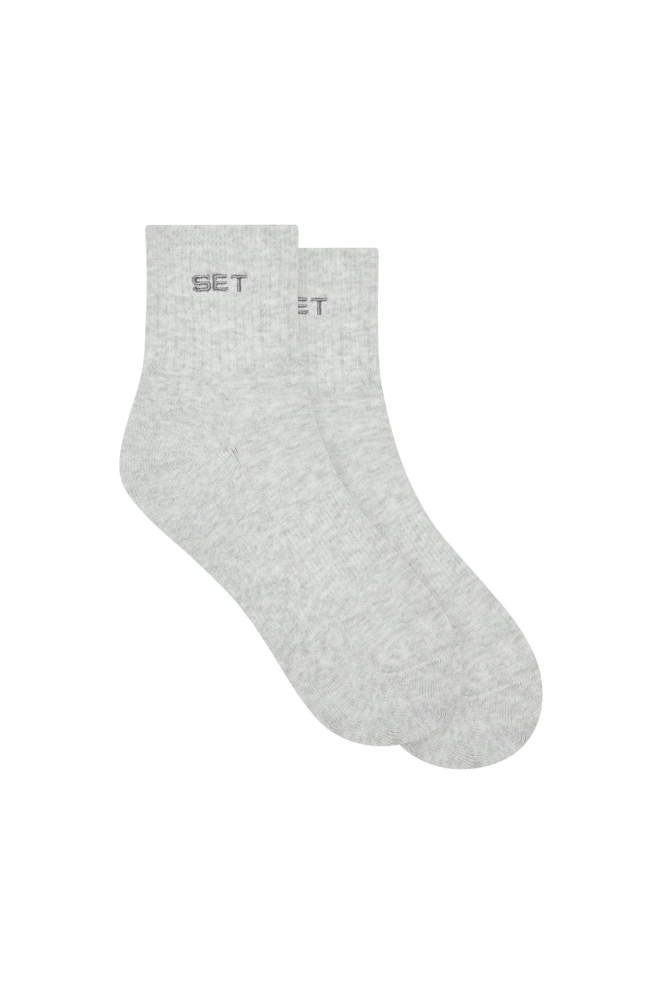 SET Shorty Socks in Heather Grey