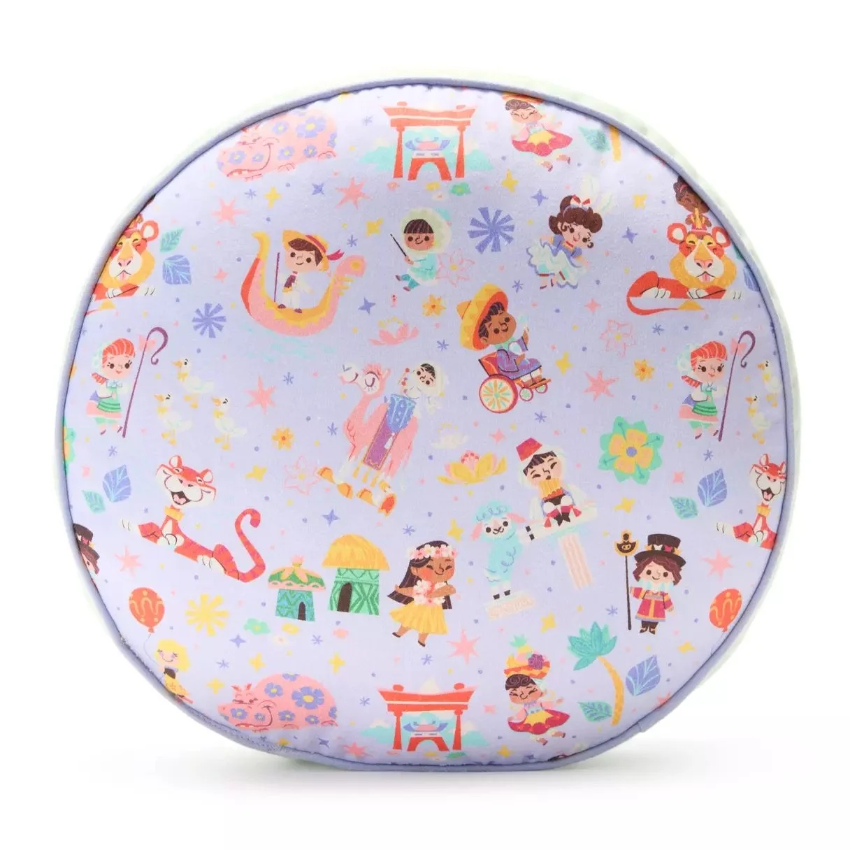 it's a small world Clock Face Pillow