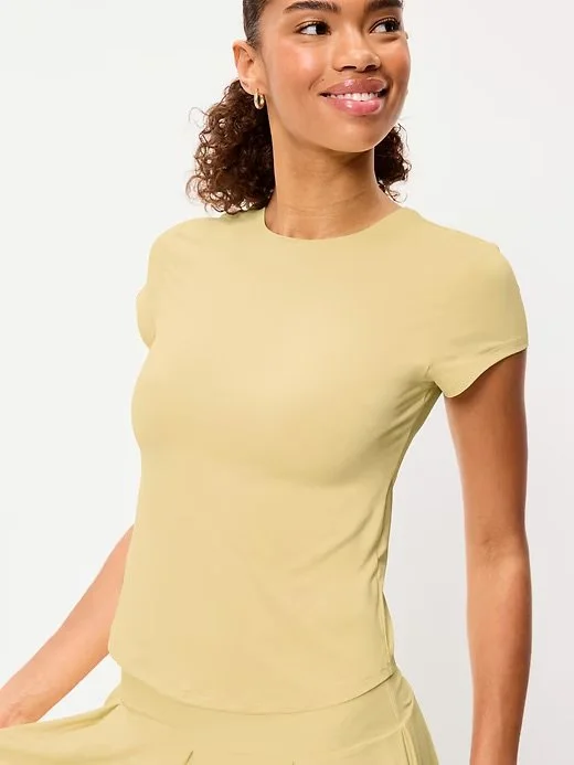 StudioSmooth Short-Sleeve Base Layer Top