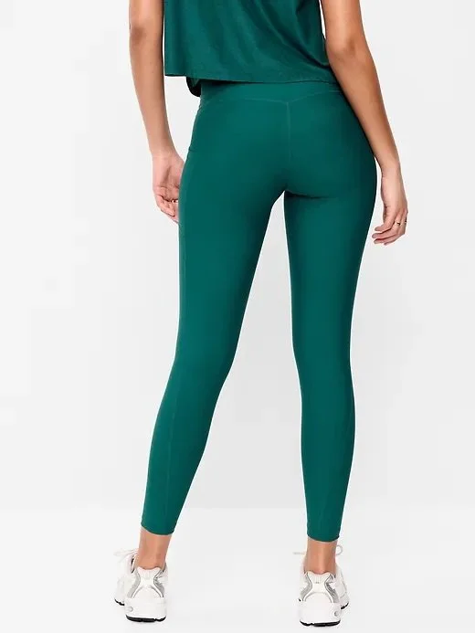 High-Waisted PowerSoft 7/8 Pocket Leggings