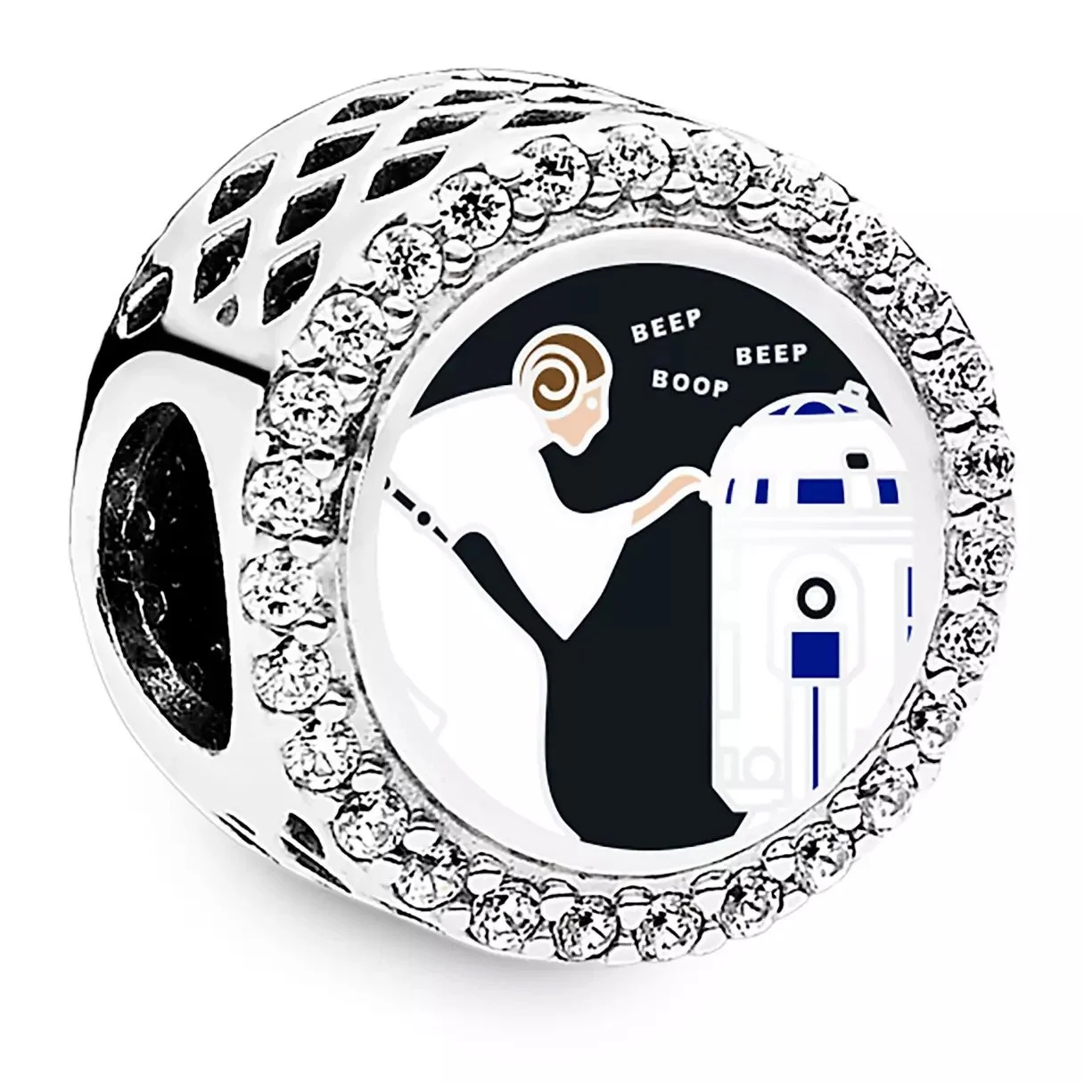 Princess Leia and R2-D2 Charm