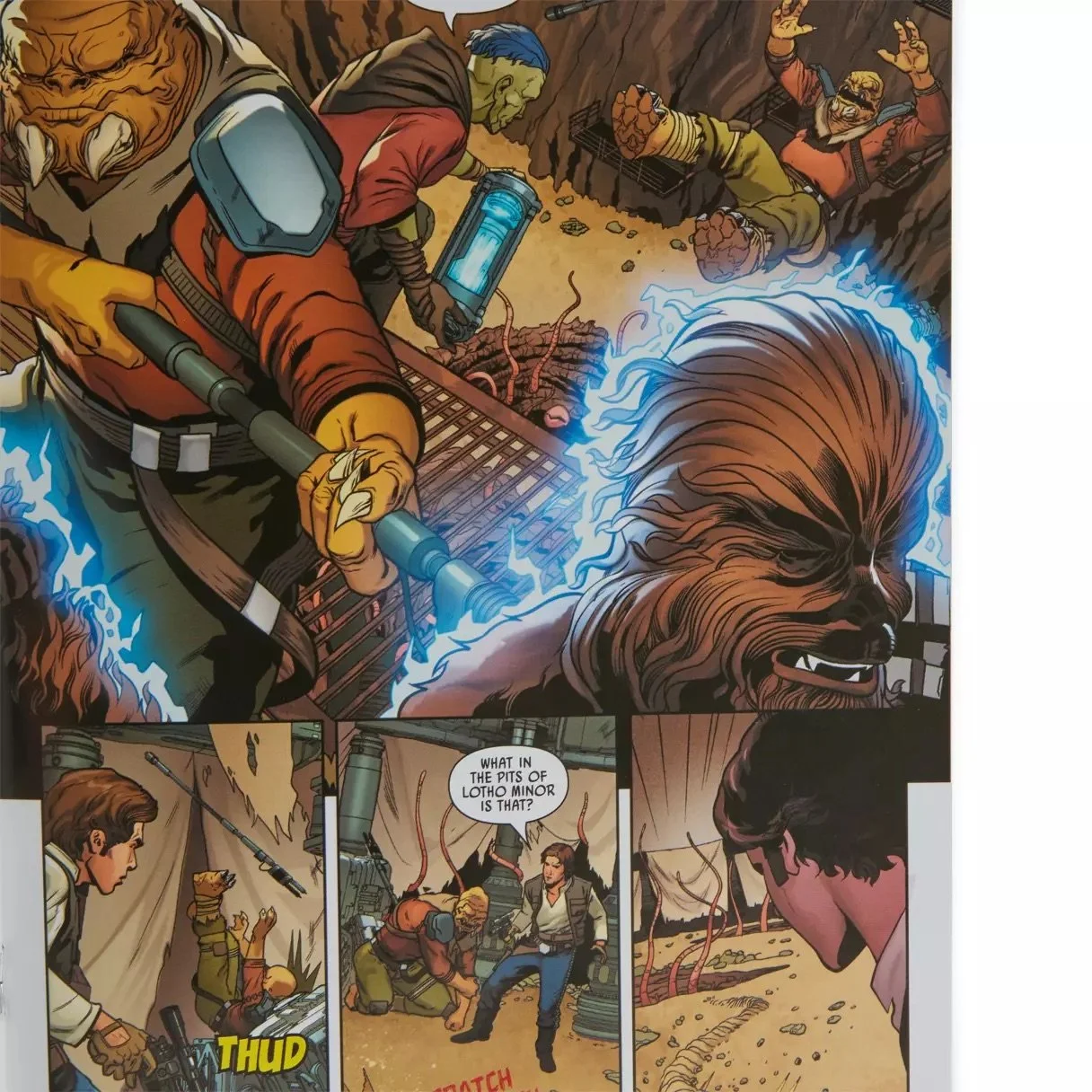 Chewbacca Action Figure, Comic Book and Coin Set