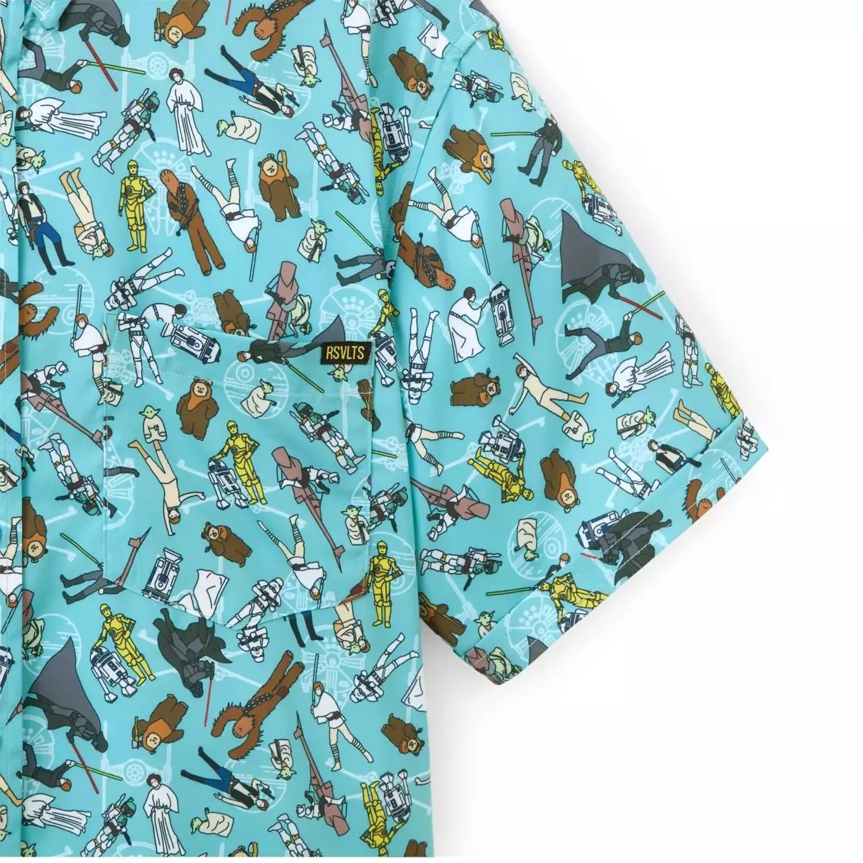 Star Wars Character Toss RSVLTS Button Down Shirt