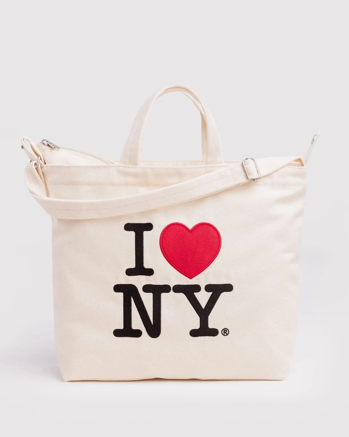 I Love NY Horizontal Zip Duck Bag