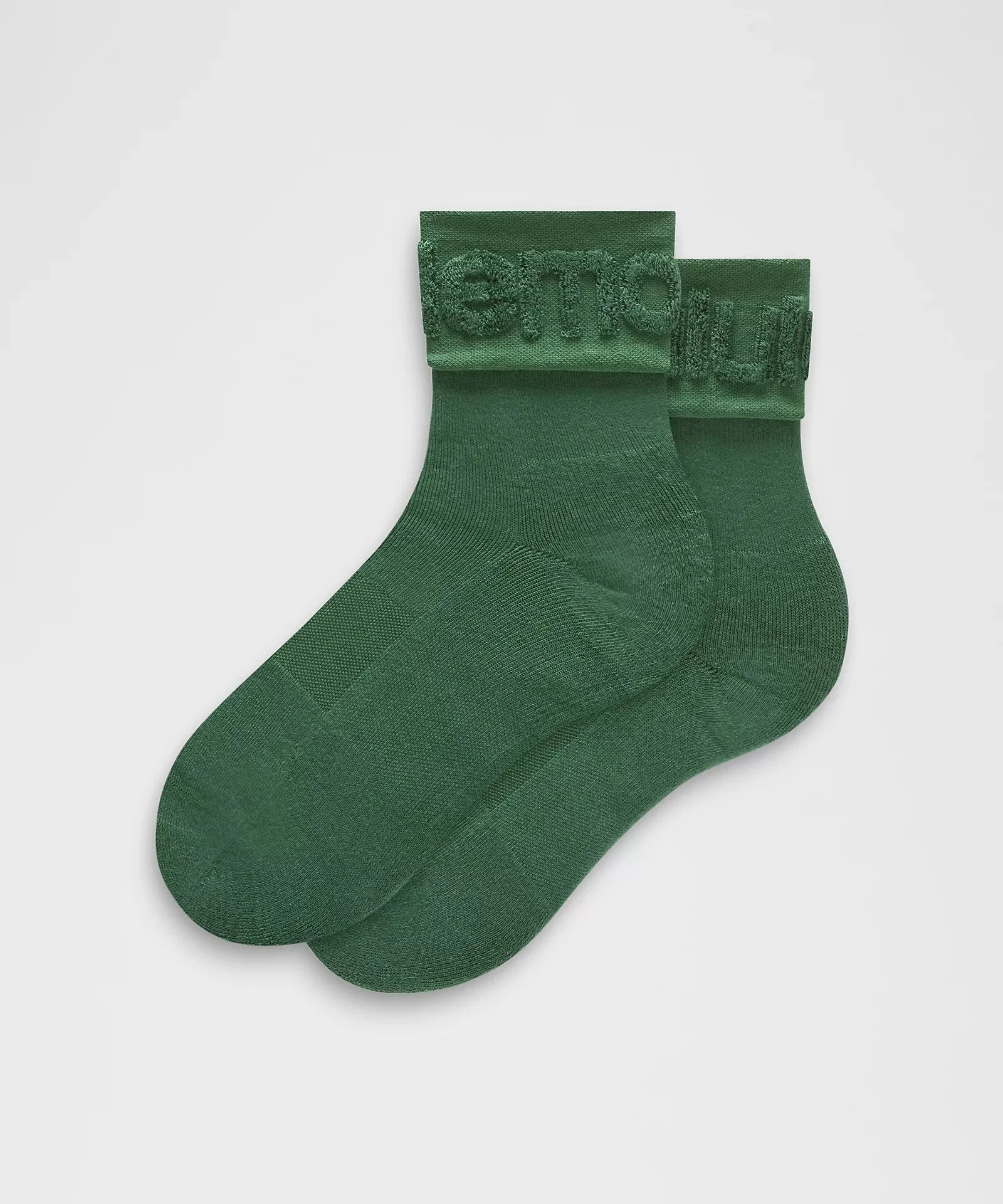 Fold-Over Terry Quarter Socks