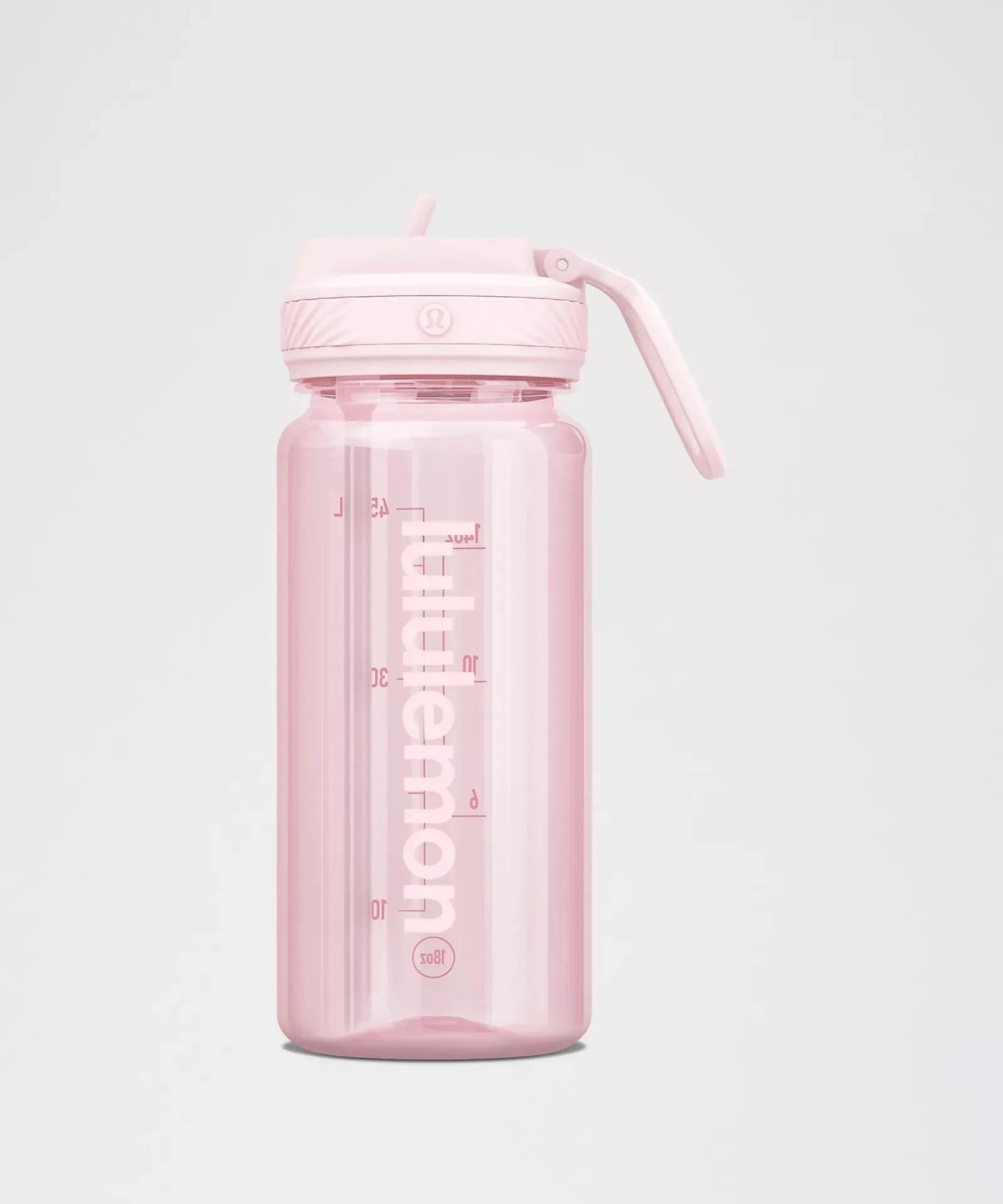 Back to Life Clear Bottle 18oz Straw Lid