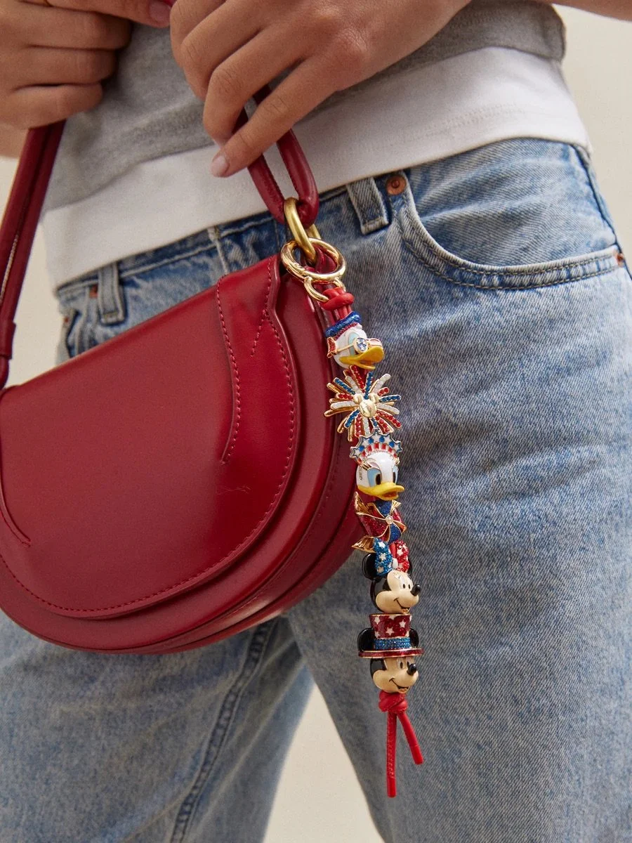 Disney Americana Friends Forever Bag Charm