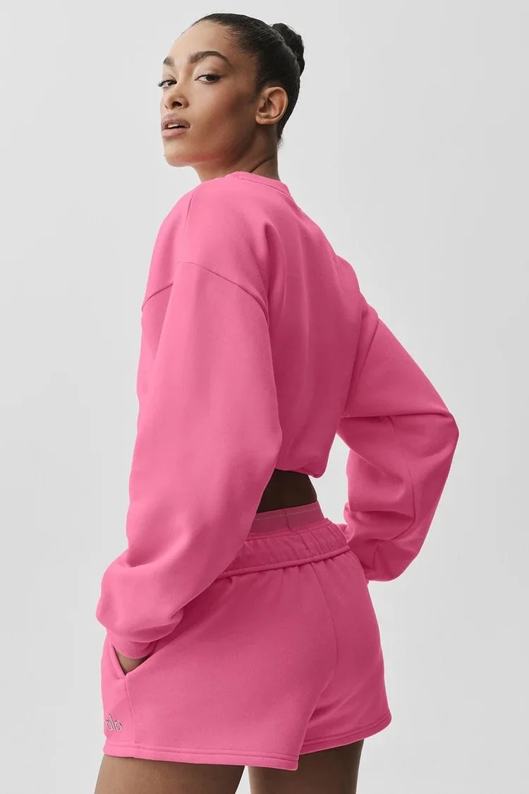 Cropped Accolade Crewneck