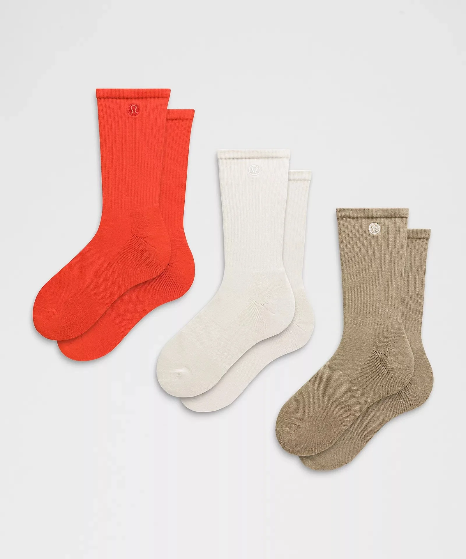 Daily Essential Crew Socks 3 Pack
