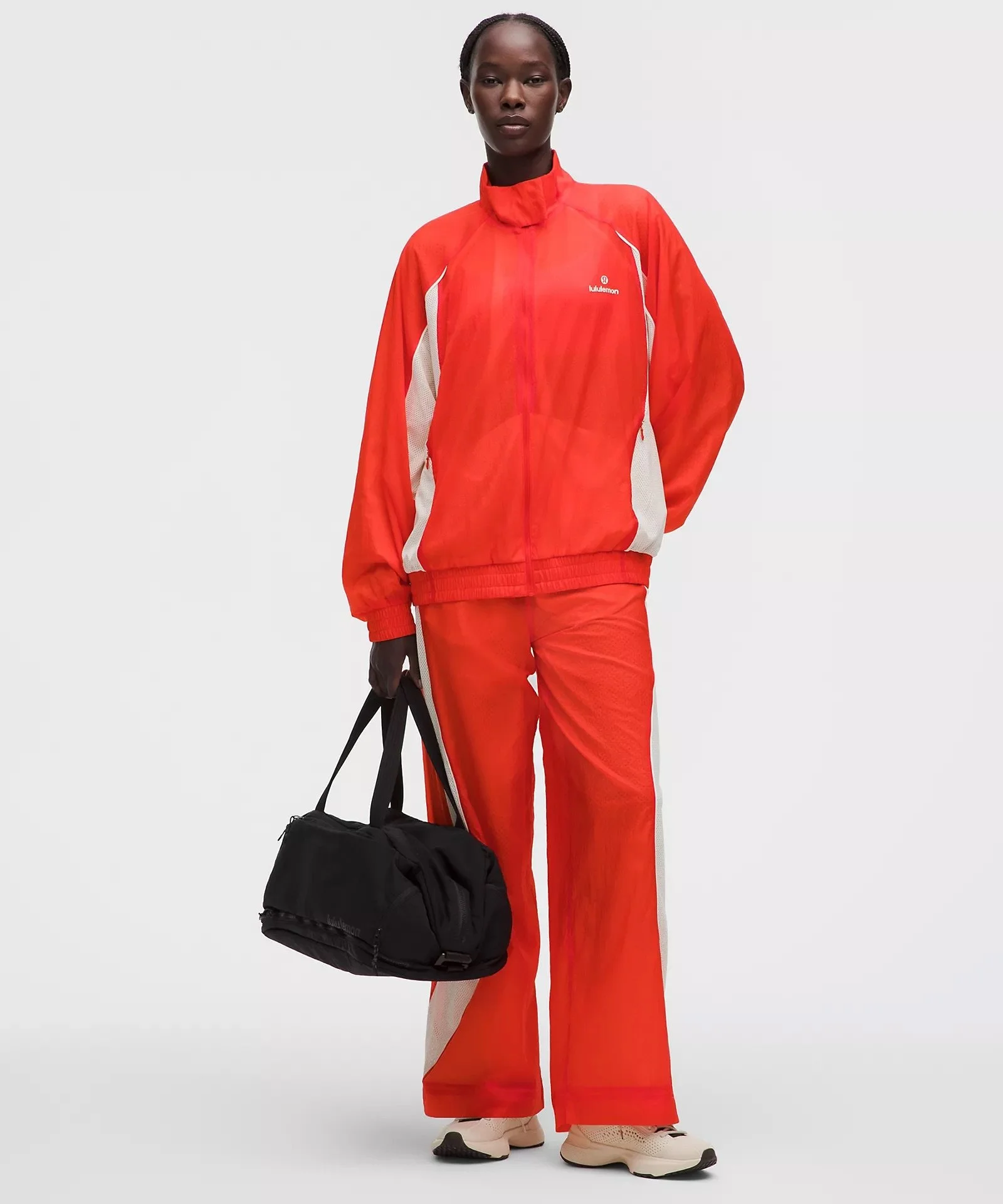 License to Train Textured Nylon Mid-Rise Pant