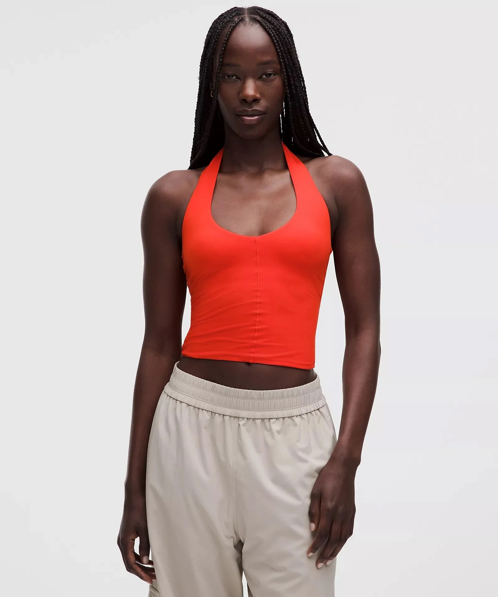 Wundermost Ultra-Soft Nulu Halter Tank Top