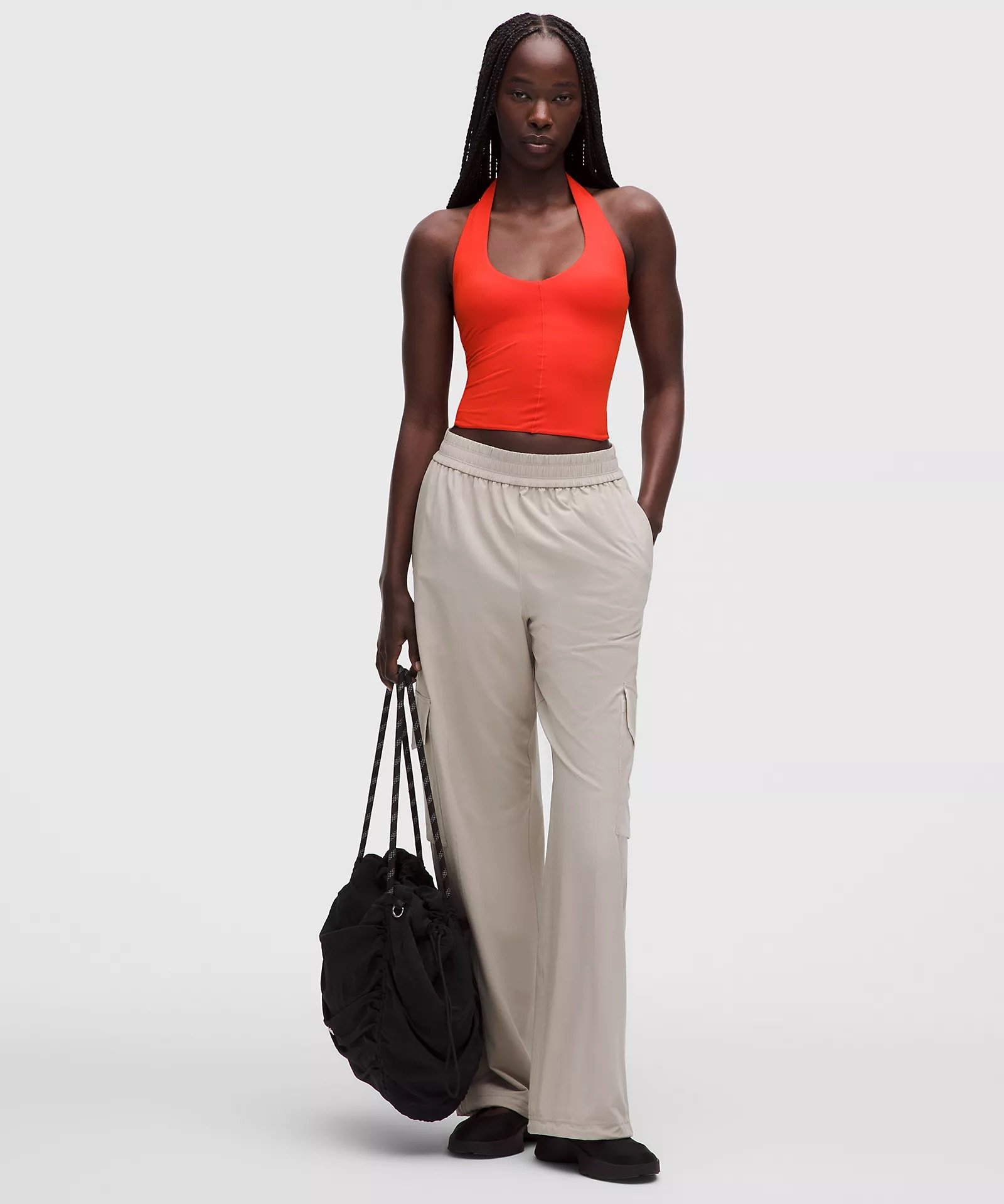 Wundermost Ultra-Soft Nulu Halter Tank Top
